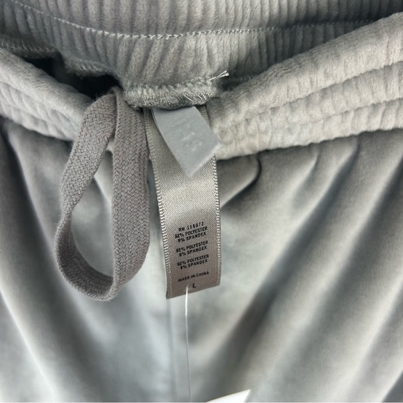 Skims Grey Velour Jogger Lounger Pants size Large - Picture 3 of 9